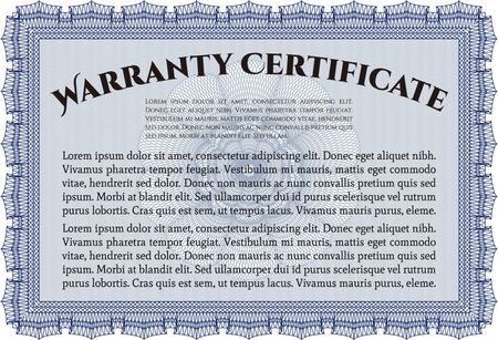 Sample Warranty. Easy to print. With sample text. Perfect style. 