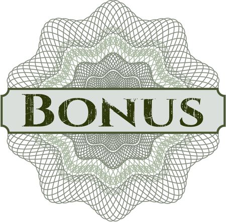 Bonus money style rosette