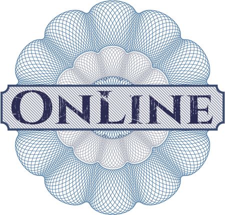 Online money style rosette