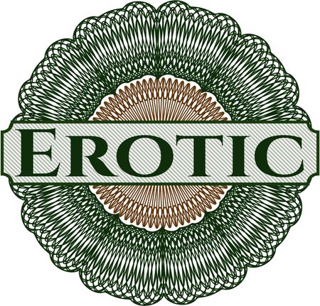 Erotic abstract rosette