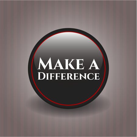 Make a Difference black emblem
