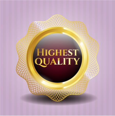 Highest Quality gold emblem or badge