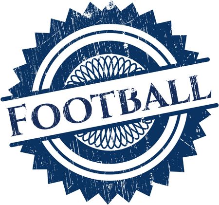 Football rubber grunge texture seal