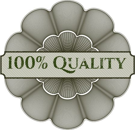 100% Quality money style rosette