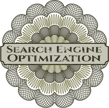 Search Engine Optimization abstract rosette