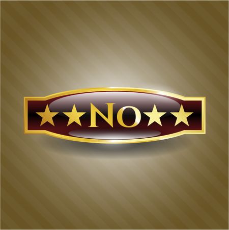 No golden emblem or badge