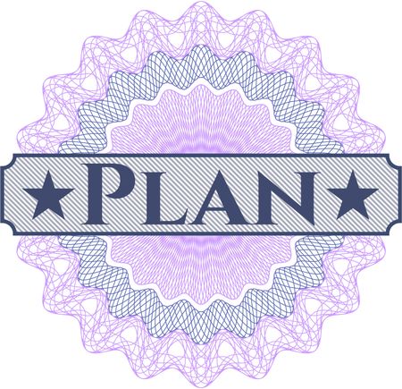 Plan money style rosette
