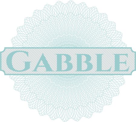 Gabble linear rosette