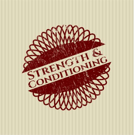 Strength and Conditioning grunge stamp