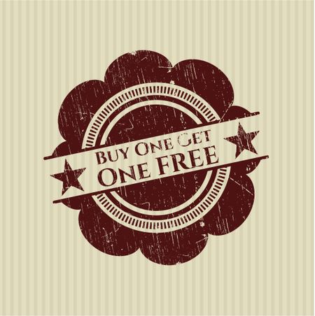 Buy one get One Free rubber texture