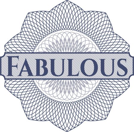 Fabulous rosette