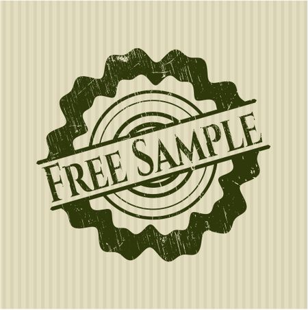 Free Sample rubber grunge texture stamp