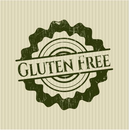 Gluten Free rubber grunge texture seal