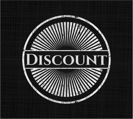 Discount on chalkboard