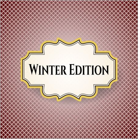 Winter Edition banner or poster