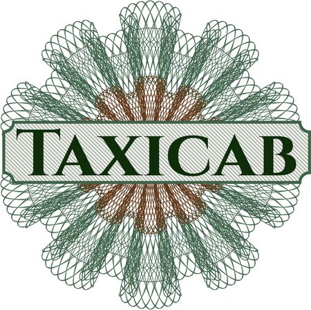 Taxicab money style rosette
