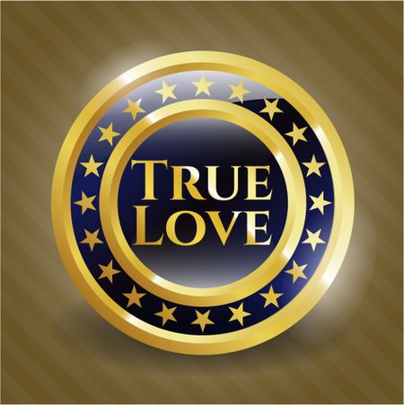 True Love golden emblem