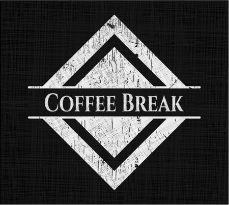 Coffee Break written on a chalkboard