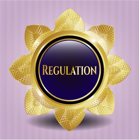 Regulation golden badge