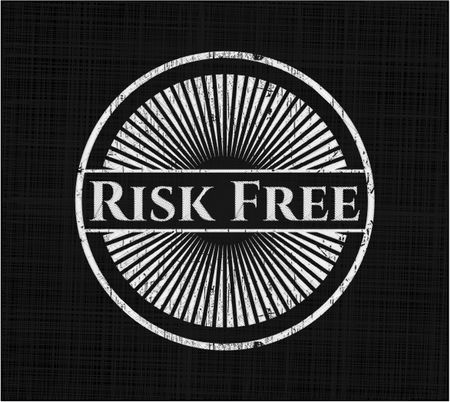 Risk Free with chalkboard texture