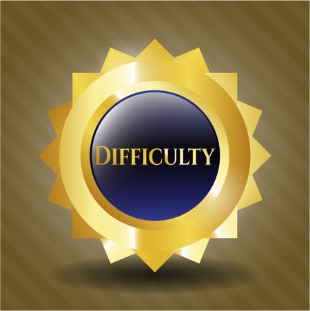 Difficulty gold emblem