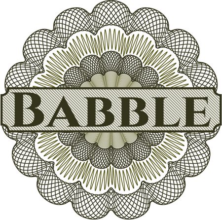 Babble money style rosette