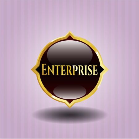 Enterprise gold emblem or badge