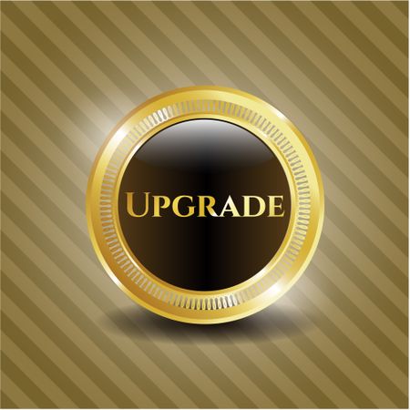 Upgrade gold emblem or badge