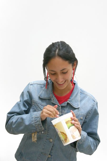 girl eating ice cream