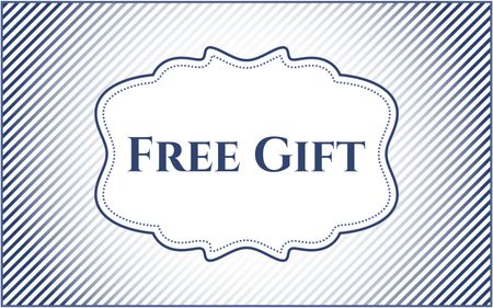 Free Gift colorful banner