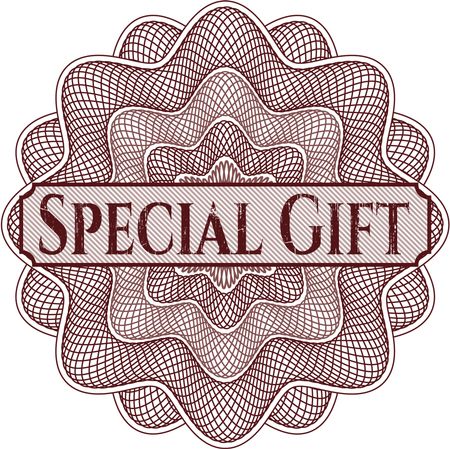 Special Gift abstract linear rosette