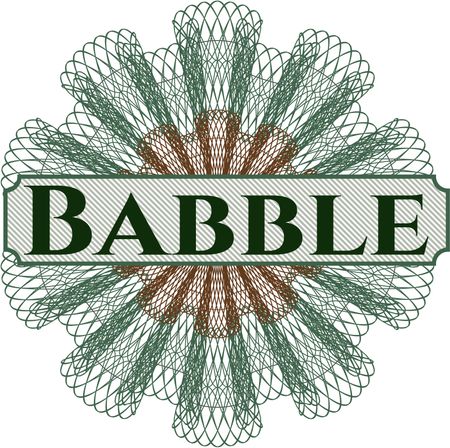 Babble money style rosette