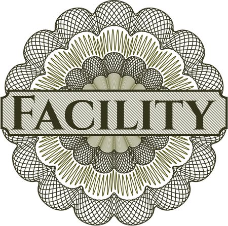 Facility abstract rosette