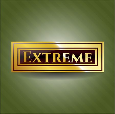 Extreme golden emblem