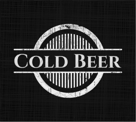 Cold Beer on chalkboard