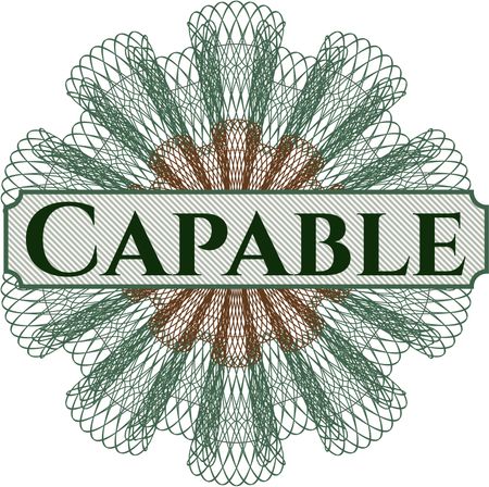 Capable rosette