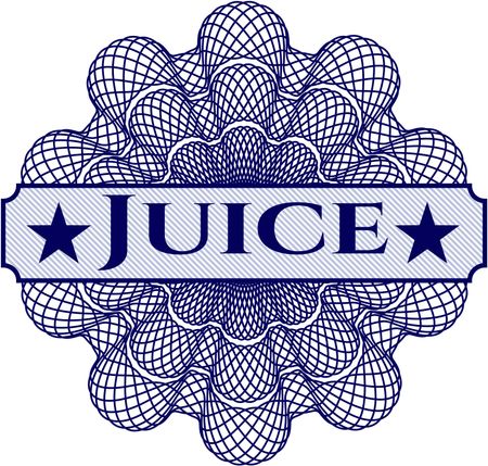Juice abstract linear rosette