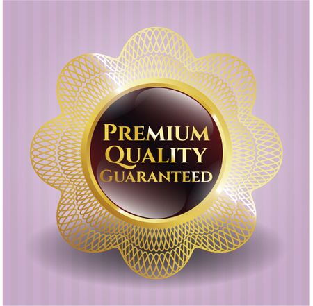 Premium Quality Guaranteed gold emblem or badge