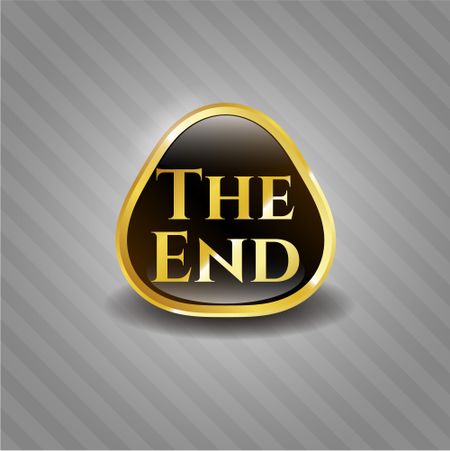 The End gold emblem