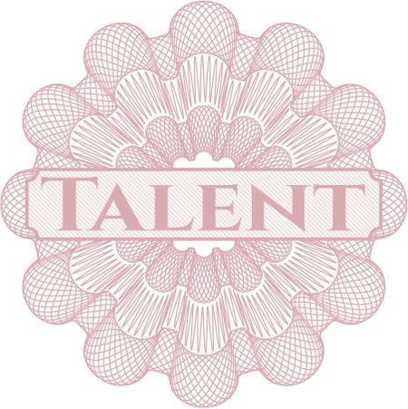 Talent abstract linear rosette