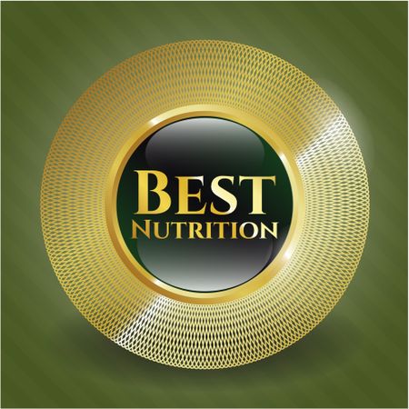 Best Nutrition golden emblem or badge