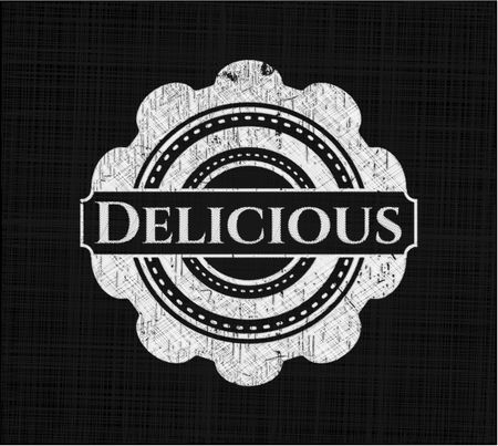 Delicious chalk emblem