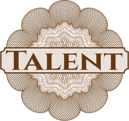 Talent linear rosette