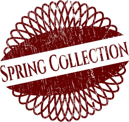 Spring Collection rubber stamp