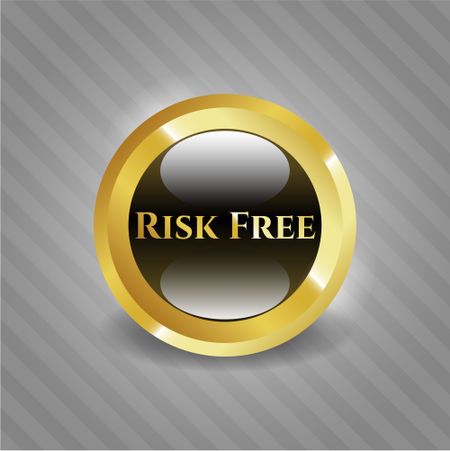 Risk Free gold emblem