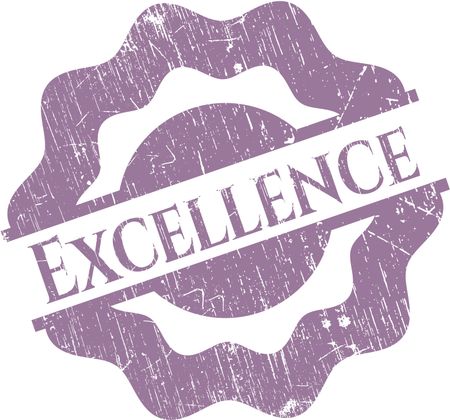 Excellence rubber stamp