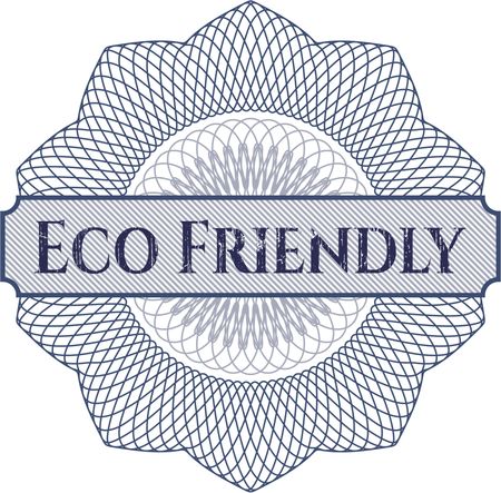 Eco Friendly money style rosette
