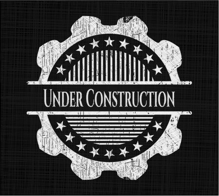 Under Construction chalk emblem