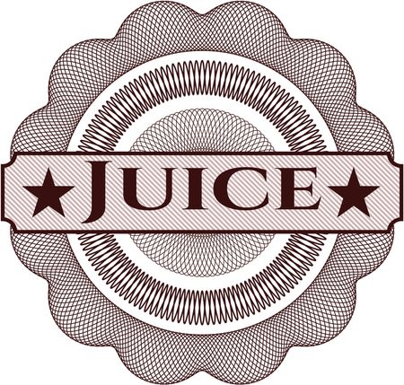 Juice abstract linear rosette