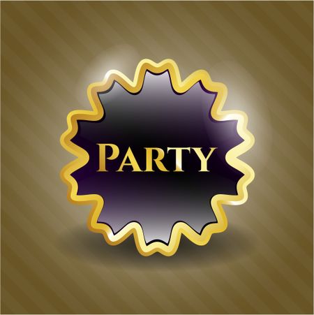 Party gold badge
